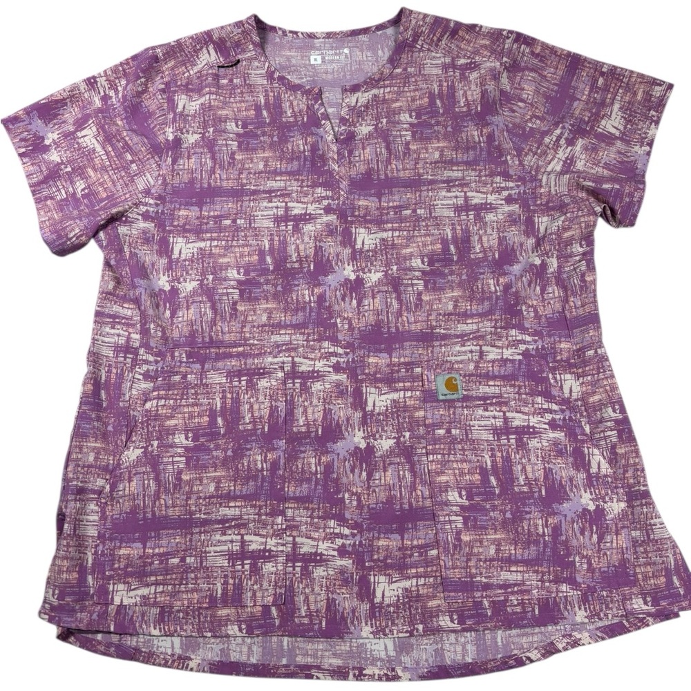 Carhartt force neck scrub top XL